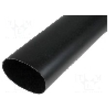 Tub termocontractant, 105mm, 1m, neagra, HELLERMANNTYTON - 321-20900