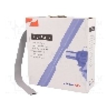 Tub termocontractant, 12.7mm, 5m, gri, HELLERMANNTYTON - 300-31274