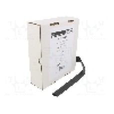 Tub termocontractant, 12.7mm, 5m, neagra, TASKER - BOX 1264 BK