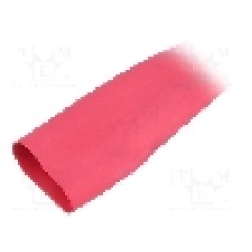 Tub termocontractant, 12.7mm, {{Lungime}}, roşie, HELLERMANNTYTON - 309-21272