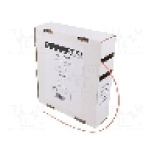 Tub termocontractant, 1.2mm, 10m, roşie, TASKER - BOX 1206 R