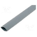 Tub termocontractant, 12mm, 200mm, gri, HELLERMANNTYTON - 308-31213