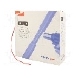 Tub termocontractant, 1.5mm, 10m, roşie, HELLERMANNTYTON - 308-30152