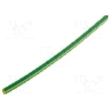 Tub termocontractant, 1.5mm, 200mm, galben-verde, HELLERMANNTYTON - 308-30165