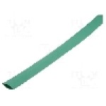 Tub termocontractant, 1.6mm, 1m, verde, CYG/KTG - CB-HFT(2X) 1.6
