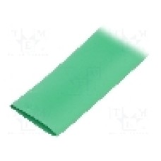 Tub termocontractant, 18mm, 30m, verde, HELLERMANNTYTON - 333-31805