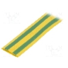 Tub termocontractant, 19.1mm, 1m, galben-verde, CYG/KTG - CB-HFT(2X) 19.1