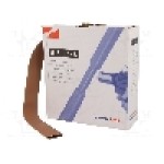 Tub termocontractant, 19.1mm, 5m, maro, HELLERMANNTYTON - 300-31901
