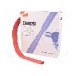 Tub termocontractant, 19.1mm, 5m, roşie, HELLERMANNTYTON - 300-31902