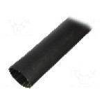 Tub termocontractant, 19mm, 1.22m, neagra, HELLERMANNTYTON - 321-30000