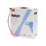 Tub termocontractant, 2.4mm, 10m, roşie, HELLERMANNTYTON - 300-30242