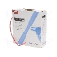 Tub termocontractant, 2.4mm, 10m, roşie, HELLERMANNTYTON - 300-30242