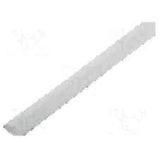 Tub termocontractant, 2.4mm, 1m, alba, CYG/KTG - CB-HFT(2X) 2.4