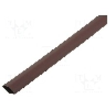 Tub termocontractant, 2.4mm, 1m, maro, CYG/KTG - CB-HFT(2X) 2.4