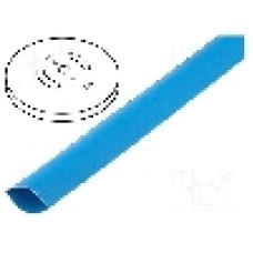 Tub termocontractant, 2.4mm, {{Lungime}}, albastra, CYG/KTG - CB-HFT(2X) 2.4