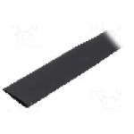 Tub termocontractant, 24mm, {{Lungime}}, neagra, CYG/KTG - CB-HFT(4X) 24.0 BK 125UL