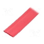 Tub termocontractant, 25.4mm, 10m, roşie, TE Connectivity - RNF-100-1-2