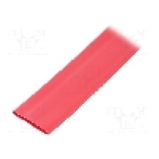 Tub termocontractant, 25.4mm, 10m, roşie, TE Connectivity - RNF-100-1-2