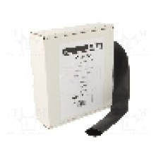 Tub termocontractant, 25.4mm, 5m, neagra, TASKER - BOX 2512 BK