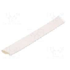 Tub termocontractant, 25.4mm, {{Lungime}}, alba, HELLERMANNTYTON - 309-12549