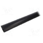 Tub termocontractant, 30mm, 1m, neagra, HELLERMANNTYTON - 323-20300