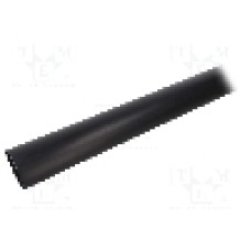 Tub termocontractant, 30mm, 1m, neagra, HELLERMANNTYTON - 323-20300