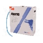 Tub termocontractant, 3.2mm, 10m, albastra, HELLERMANNTYTON - 300-30326