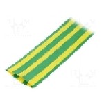 Tub termocontractant, 38mm, 10m, galben-verde, TE Connectivity - CGPT-38/19-45