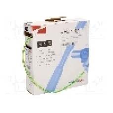 Tub termocontractant, 3mm, 10m, galben-verde, HELLERMANNTYTON - 308-30307