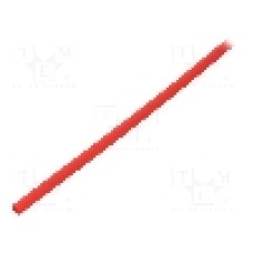 Tub termocontractant, 3mm, 1m, rosu, RADPOL - WRDCC300010001003KD1