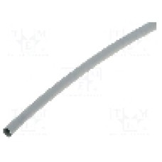 Tub termocontractant, 3mm, 200mm, gri, HELLERMANNTYTON - 308-30313