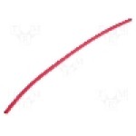 Tub termocontractant, 3mm, 200mm, roşie, HELLERMANNTYTON - 308-30311