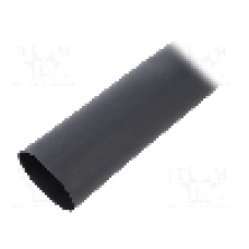 Tub termocontractant, 40mm, 1.2m, neagra, TE Connectivity - ATUM-40/13-0-STK