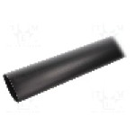 Tub termocontractant, 40mm, 1m, neagra, HELLERMANNTYTON - 323-20400