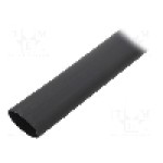 Tub termocontractant, 40mm, {{Lungime}}, neagra, HELLERMANNTYTON - 323-00106