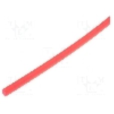 Tub termocontractant, 4mm, 1m, roşie, RADPOL - RC4/1 RD