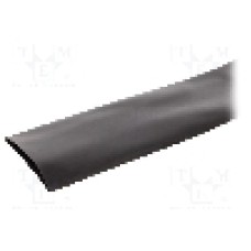 Tub termocontractant, 50.8mm, {{Lungime}}, neagra, ALPHA WIRE - FIT2212IN BLACK 125 FT