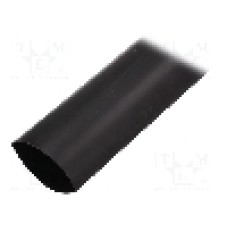 Tub termocontractant, 50mm, 1m, neagra, HELLERMANNTYTON - 323-10500
