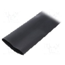 Tub termocontractant, 52mm, 1.2m, neagra, TE Connectivity - ATUM-52/13-0-STK