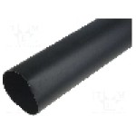 Tub termocontractant, 63mm, 1m, neagra, HELLERMANNTYTON - 323-10630