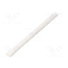 Tub termocontractant, 6.4mm, 1m, alba, TASKER - GTM 6432 W