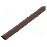 Tub termocontractant, 6.4mm, 1m, maro, CYG/KTG - CB-HFT(2X) 6.4