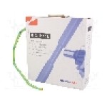 Tub termocontractant, 6.4mm, 5m, galben-verde, HELLERMANNTYTON - 300-30647