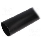 Tub termocontractant, 68mm, 1m, neagra, HELLERMANNTYTON - 321-20680