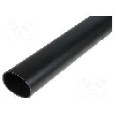 Tub termocontractant, 69.8mm, 1.22m, neagra, HELLERMANNTYTON - 321-30400