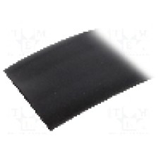 Tub termocontractant, 76.2mm, 0.15m, neagra, ALPHA WIRE - FIT2213IN BLACK 2X6 IN