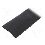Tub termocontractant, 76.2mm, 1m, neagra, HELLERMANNTYTON - 319-07600
