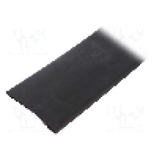 Tub termocontractant, 76.2mm, 1m, neagra, HELLERMANNTYTON - 319-07600