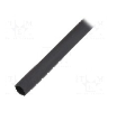 Tub termocontractant, 8mm, {{Lungime}}, neagra, HELLERMANNTYTON - 323-00100