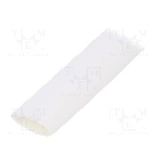 Tub termocontractant, 9mm, 30m, alba, HELLERMANNTYTON - 333-30909